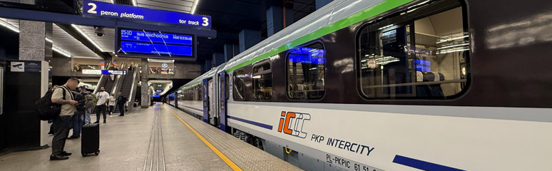 Warsaw Centralna platforms