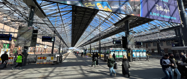 Helsinki central station platforms 4-11